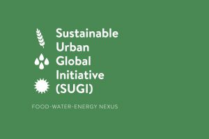 Sustainable Urbanisation Global Initiative (SUGI) Food-Water-Energy Nexus Logo - Source: [Author Unknown]. [Title Unknown]. Digital Image. [Source Unknown], [Date Published Unknown]