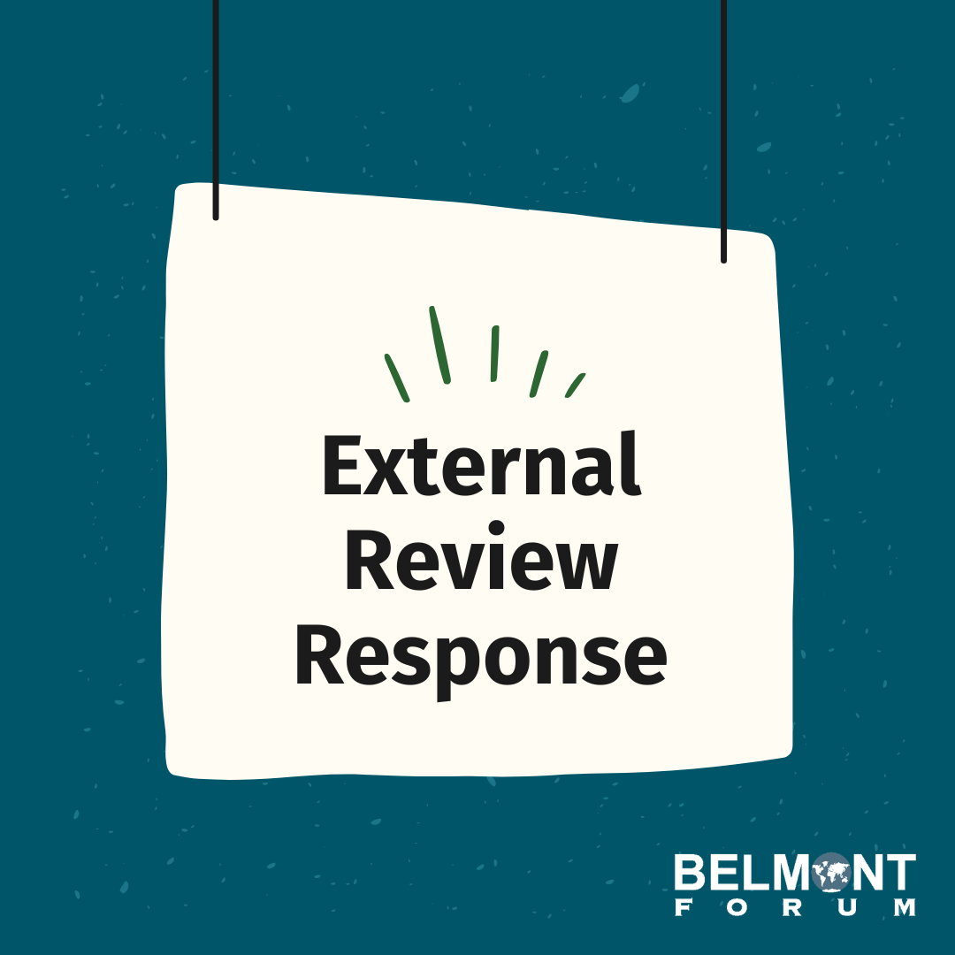 Belmont Forum responds to the 2021 External Review